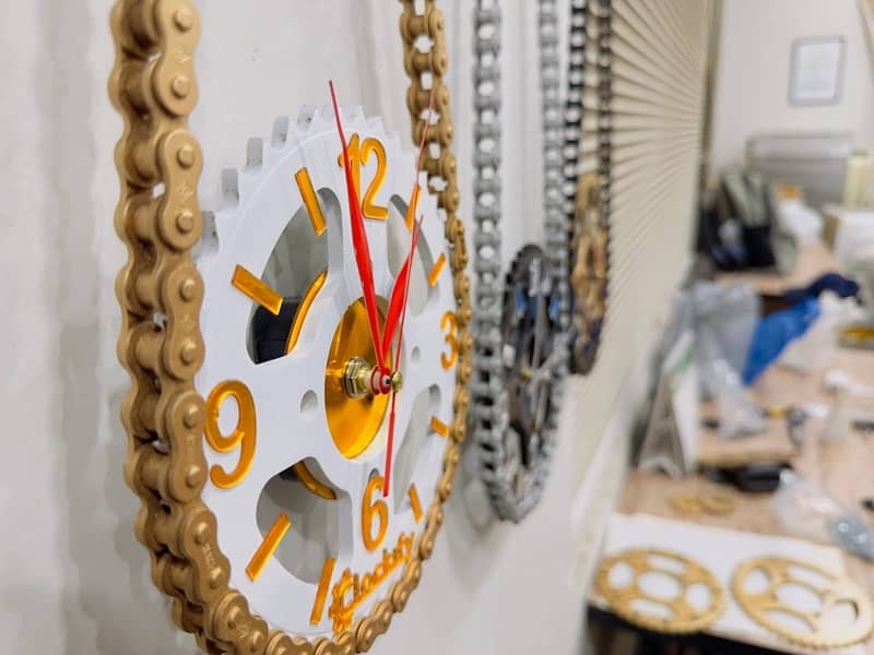 Wall Clocks Available Made by Gear Set Beautiful Item 5