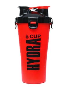 HYDRA CUP | RED COLOR | DOUBLE PARTITION | DOUBLE CAP