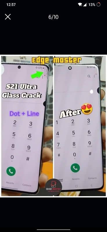 Crack Glass Change Samsung Note 20Ultra S23 ULtra S8 plus Note 8 S10* 0