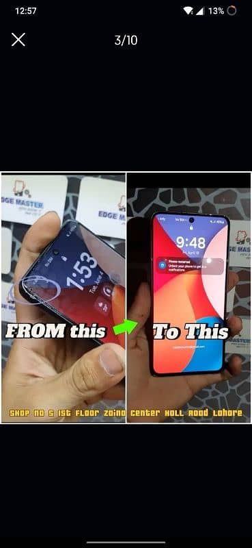 Crack Glass Change Samsung Note 20Ultra S23 ULtra S8 plus Note 8 S10* 7