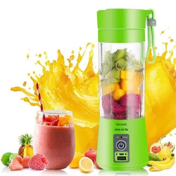 Dat D-73 Portable USB Electric Juicer Bottle Blender 380ml 1