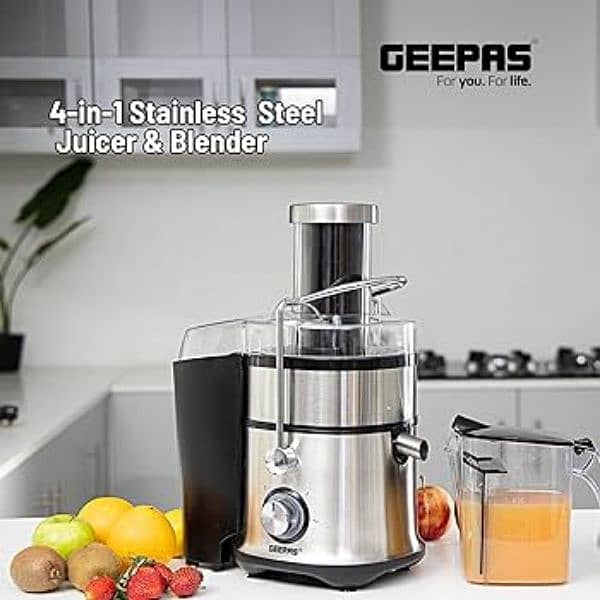 GEEPAS GSB5451 4 IN 1 JUICER AND BLENDER 1