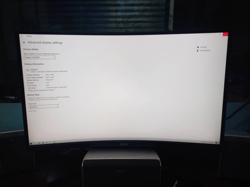 Acer Curved Gaming Monitor | 24" 1080P | 165Hz | TechWorld 1