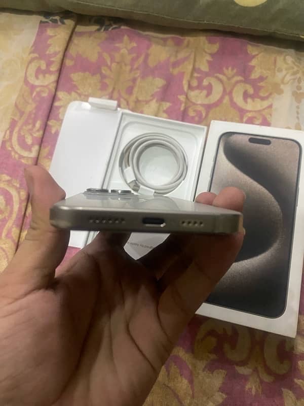 iPhone 15pro max 256gb npn pta jv 7