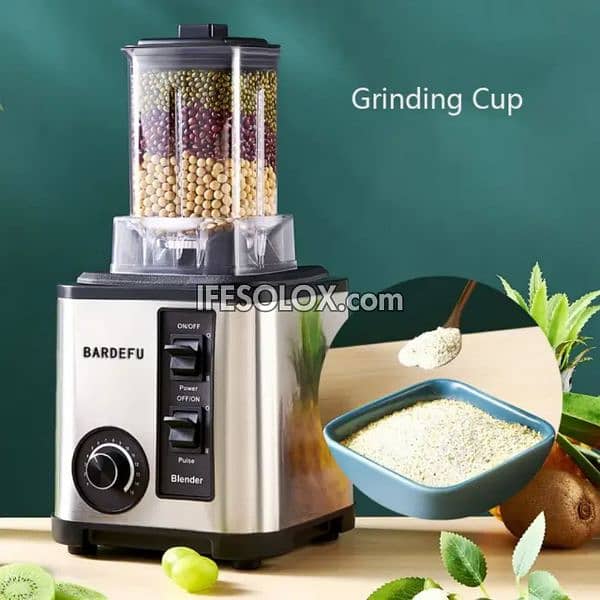 BARDEFU BF-5042 3Liters 9,500Watts High-speed 3-in-1 Power Blender 4