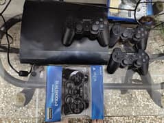 PS3 ultra slim/500GB with 4 wireless controller's