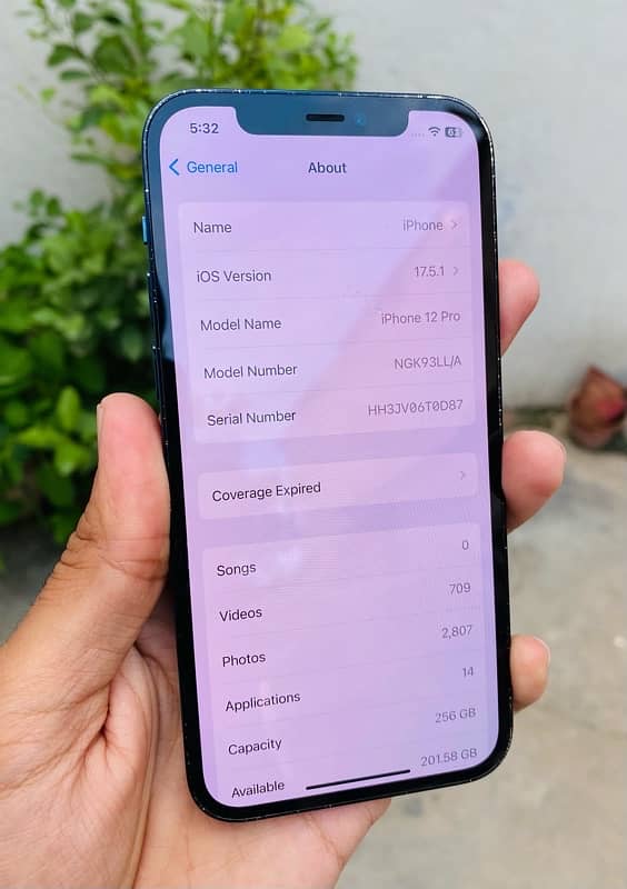 iPhone 12pro 256gb jv non pta 10/9 blue 3