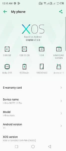 Infinix Note 10 Pro 8/128 GB 8