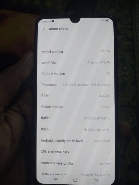 vivo v2024 128 gb. 3