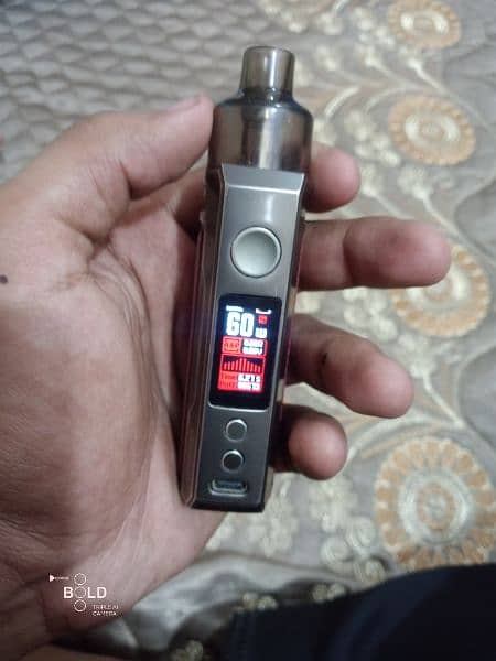 vape 60 wolt kit full box all ok heavy somke with flavor 1