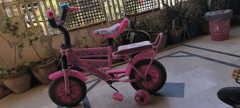 rarely used kids girl bicycle for age 3-7 years 1