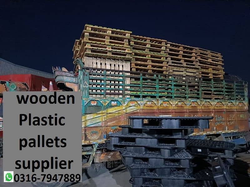 Plastic pallets available 1