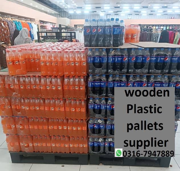 Plastic pallets available 4