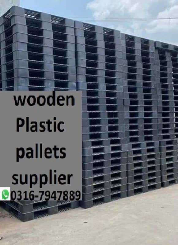 Plastic pallets available 11