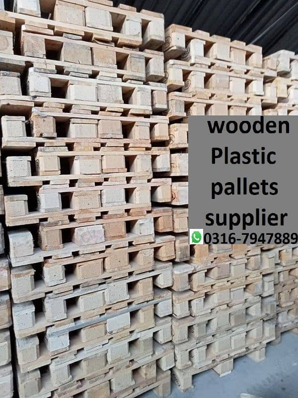 Plastic pallets available 16