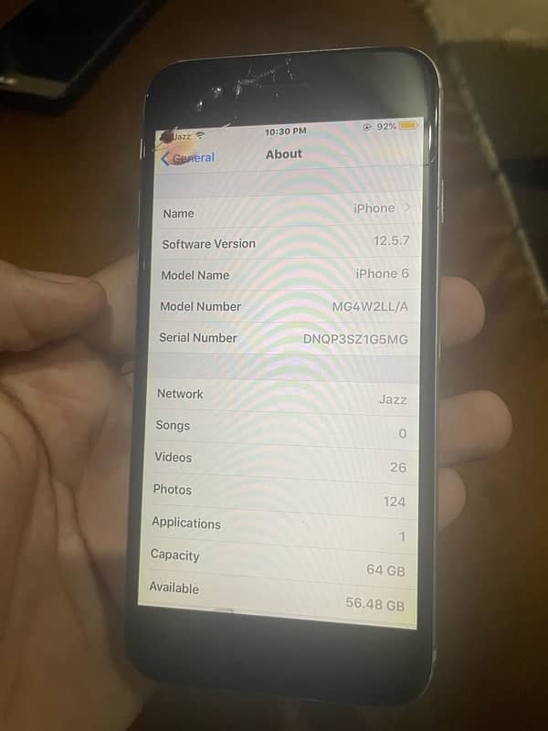 iphone 6 PTa Approved 64Gb Minor Glass Break 7