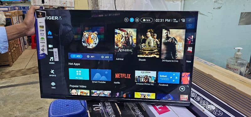 tcl 32 inch led tiger model 4k smart android full hd 03224342554 0