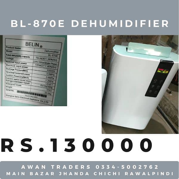 Dehumidifier and humidifier 0