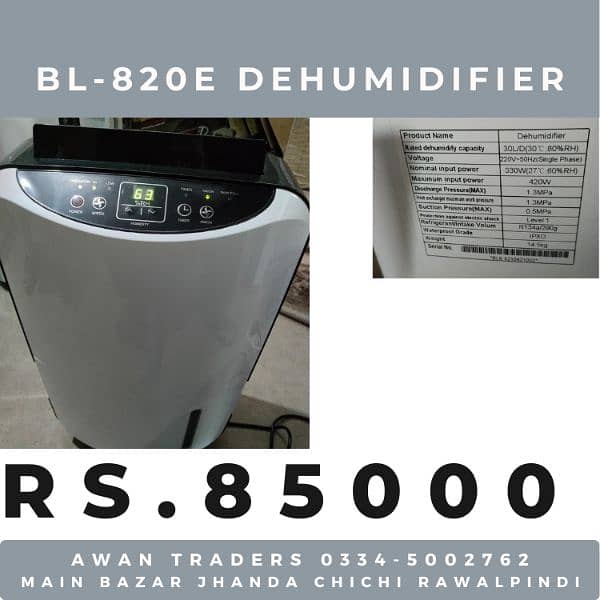 Dehumidifier and humidifier 1