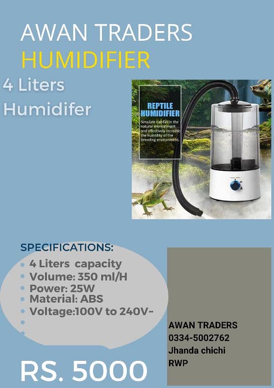 Dehumidifier and humidifier 3