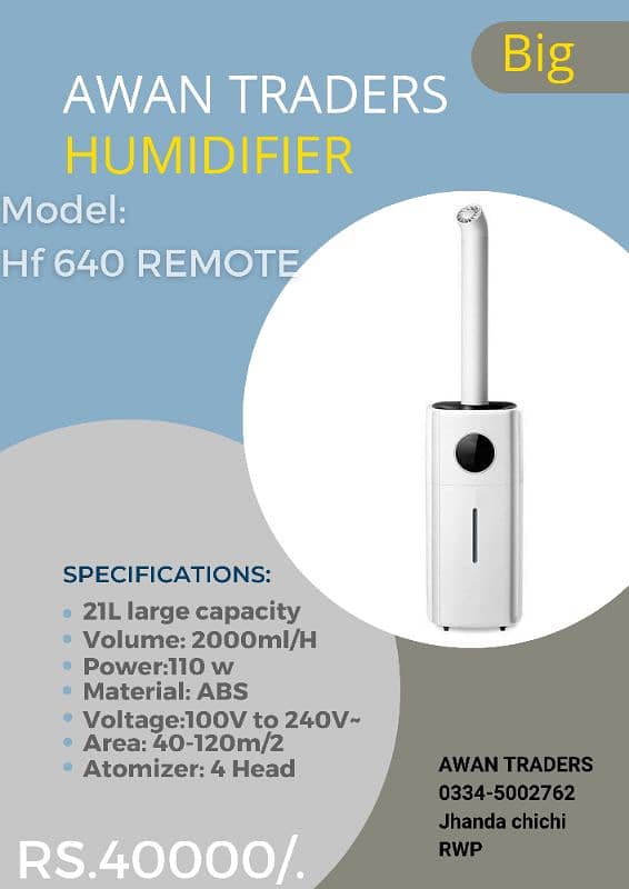 Dehumidifier and humidifier 8