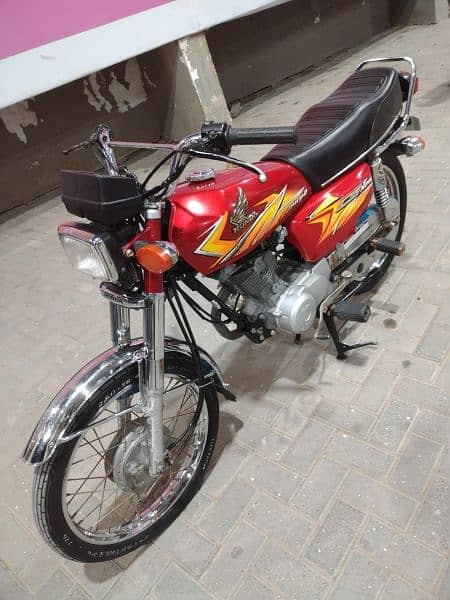 HONDA CG 125 MODEL 2021 KARACHI NUMBER 1