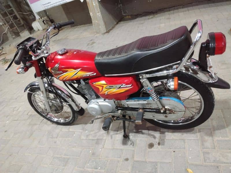 HONDA CG 125 MODEL 2021 KARACHI NUMBER 2