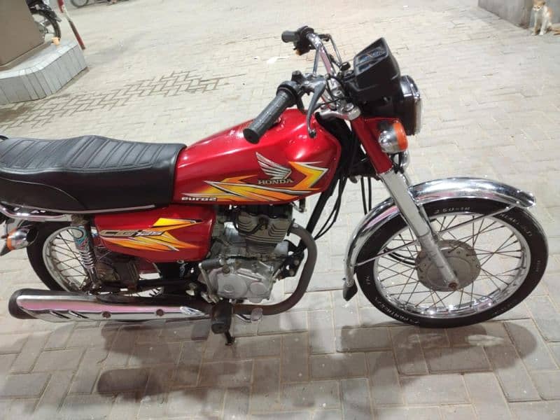 HONDA CG 125 MODEL 2021 KARACHI NUMBER 6