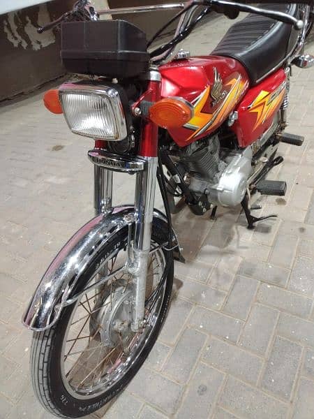 HONDA CG 125 MODEL 2021 KARACHI NUMBER 7