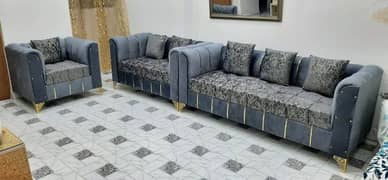 New Texture Design 6 Seater Stylish Sofa Set