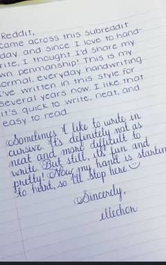 handwriting