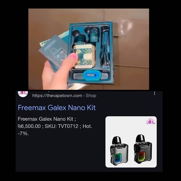 FREEMAX GALEX NANO 2   (price 5000) 1