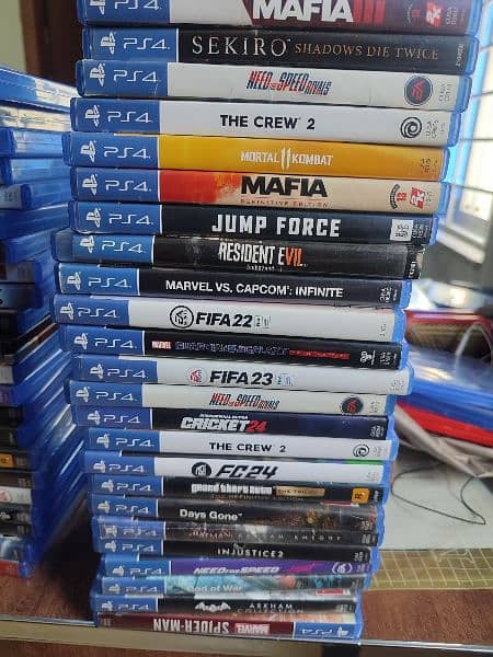 playstation 4 steel books and simple used games 2