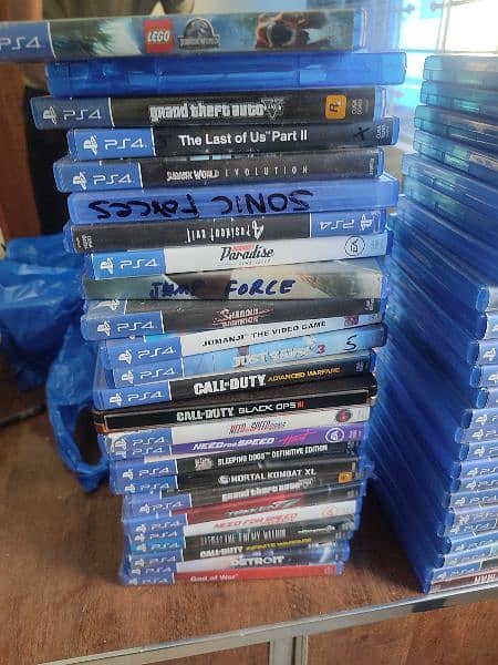 playstation 4 steel books and simple used games 3