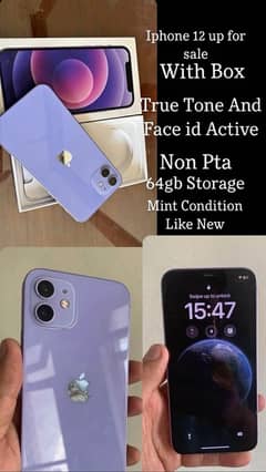 iPhone 12 non pta with box 0