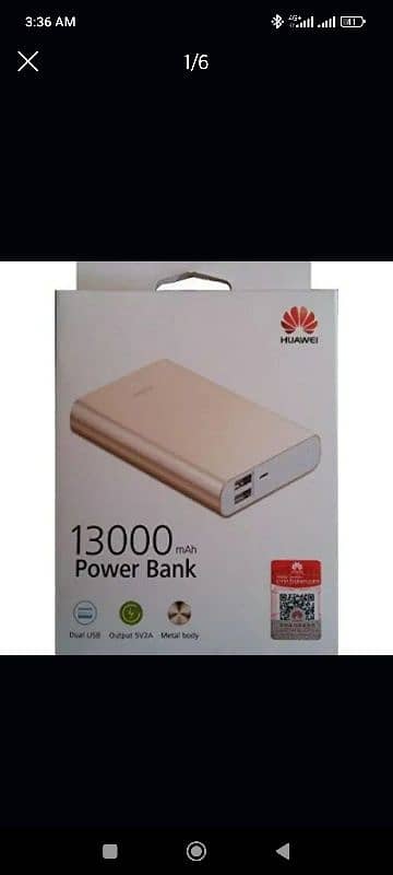 Huawei Power Bank Long Battery bekup 13000mh fast Charging Help full X 2