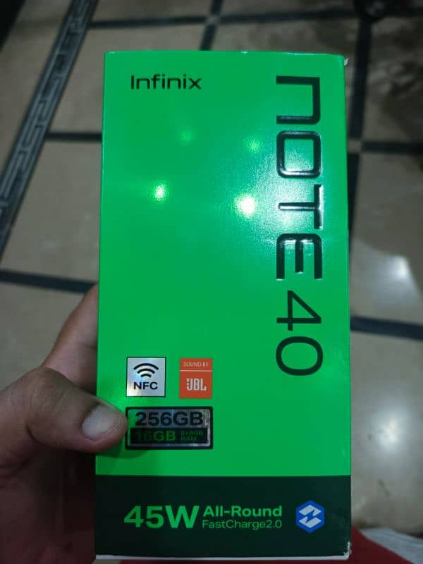 Infinix Note 40 8/256gb Brand New Just Box Open Full Warranty 7