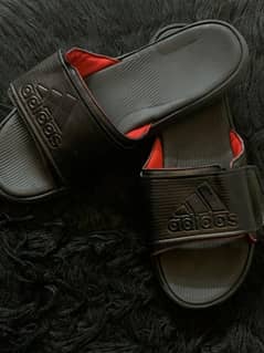 Adidas original black comfy slides