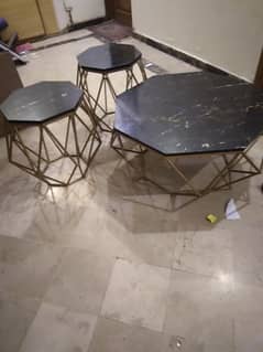 stylish marble top center tables 0