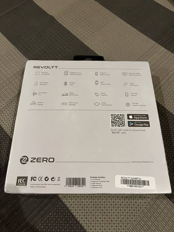 Zero Revoltt Smartwatch (Box Pack) 1