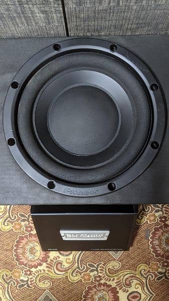 ORIGINAL PIONEER 305'C WOOFER + BM 4CH AMPLIFIER {SOUND SYSTEM SPEAKER 2