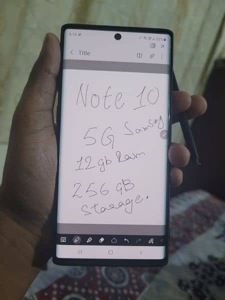 NOTE 10 5G - 12GB RAM/ 256GB STORAGE PTA APPROVED! 2