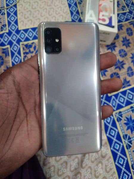 SAMSUNG A51 Mobile 6/128 Gb with Box jenion charger no open no repair 17