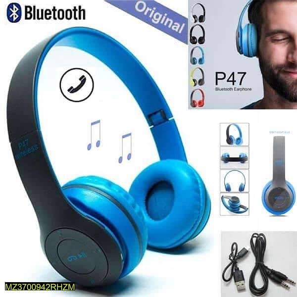 P47 WIRELESS HEADPHONE WITH HIGH QUALITY 1