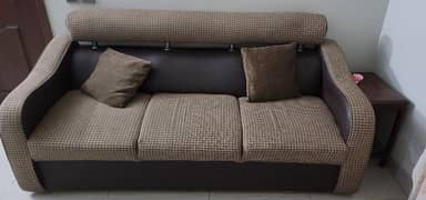 5 Seater 3 Piece used Sofa Set