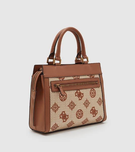 Guess Katey Logo Detailed Luxury Satchel 2