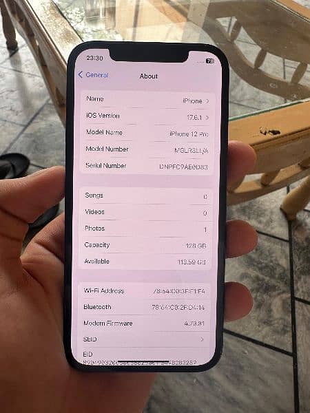 I phone 12pro 128gb PTA approved 7