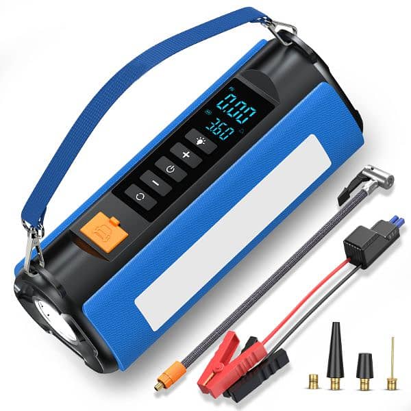 car jump starter with air compressor 8