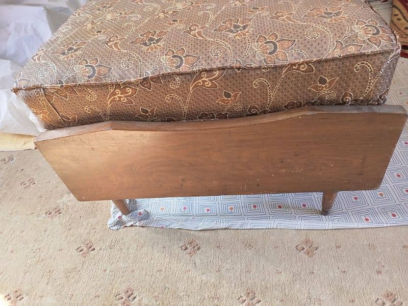 wooden sheshum wood single bed 1