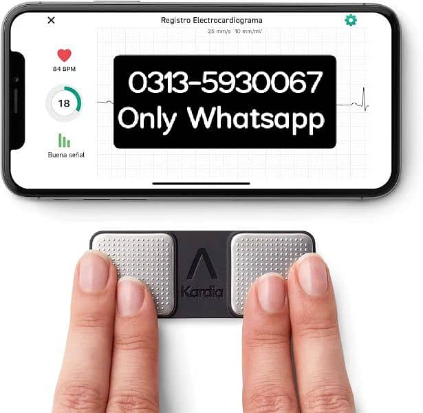 KardiaMobile 1 single Lead Personal EKG Monitor Record at Home Detects 0